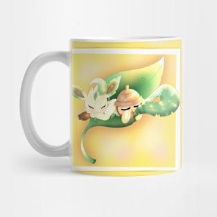 Leaf Fox with a friend Mug